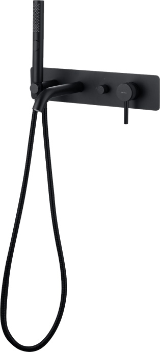 Смеситель для ванны с душем Allen Brau Priority черный матовый 5.31006-31 - 1