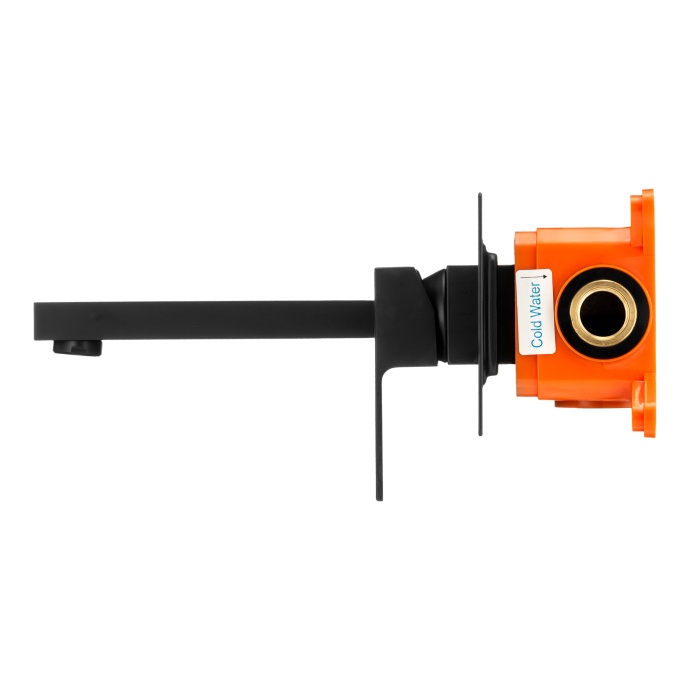 Swedbe Platta Смеситель для раковины встраиваемый в монтажном боксе, цвет: черный 5501B - 0