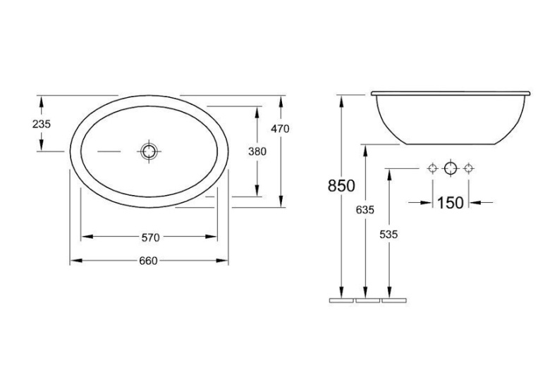 Раковина Villeroy & Boch Loop & Friends 6155 30 R1 alpin 615530R1 - 3