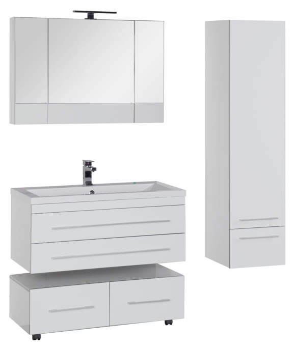 Шкаф-пенал Aquanet Верона R белый 176672 - 6