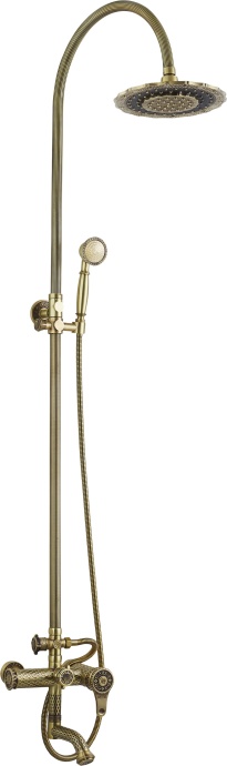 Душевая стойка Zorg Antic A 402DS-BR - 0
