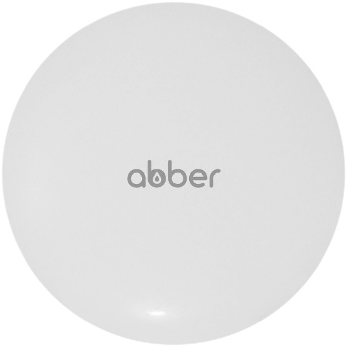 Накладка для донного клапана Abber белая матовая AC0014MW - 0