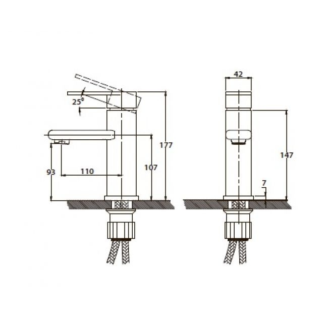 Смеситель Kaiser Arena 33011 для раковины - 1