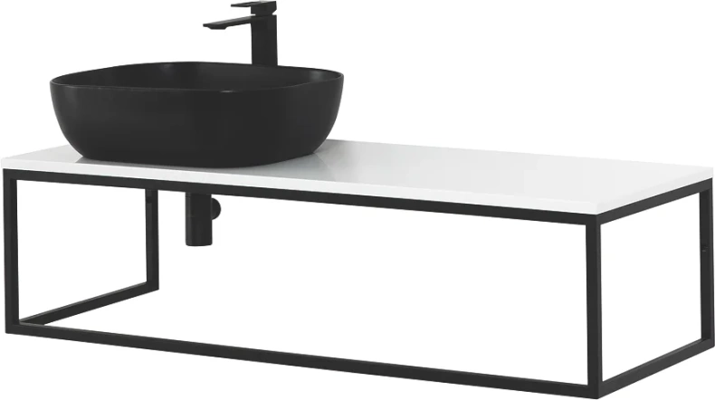 Столешница под раковину BelBagno 120 L белый матовый EK-120-AS-BO-L - 3