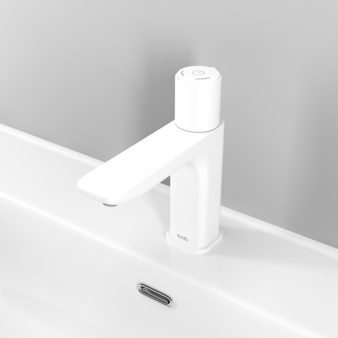 Смеситель Iddis Slide для раковины, белый SLIWTBTi01 - 4