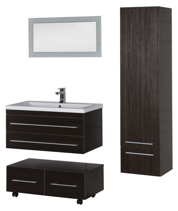 Тумба Aquanet Нота 90 подкатная венге 00170748 - 22