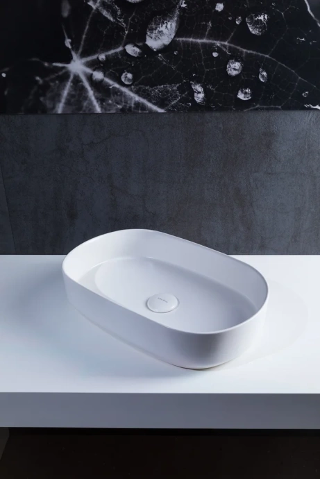 Раковина накладная Allen Brau Fantasy Oval 55х36 белый матовый 4.11022.21 - 5