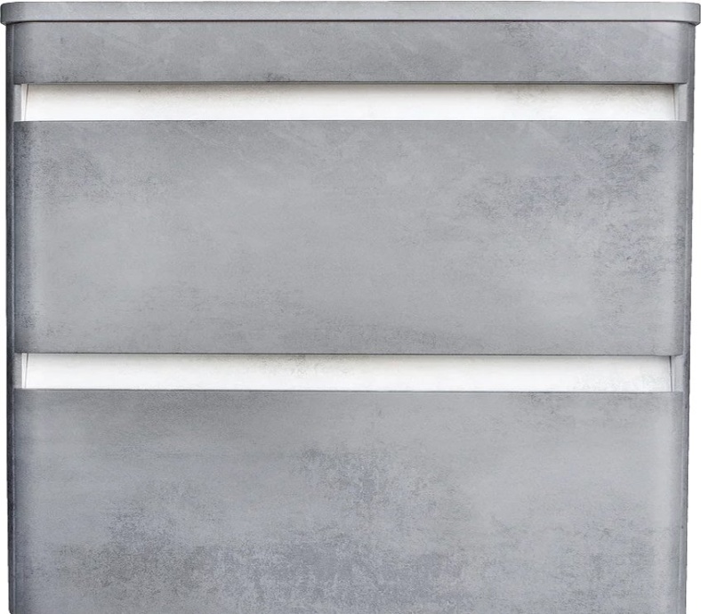 Тумба для комплекта Style Line Атлантика 80 Люкс Plus, подвесная, бетон темный СС-00002283 - 0