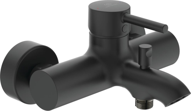 Смеситель для ванны с душем Ideal Standard Ceraline черный матовый BC199XG - 0