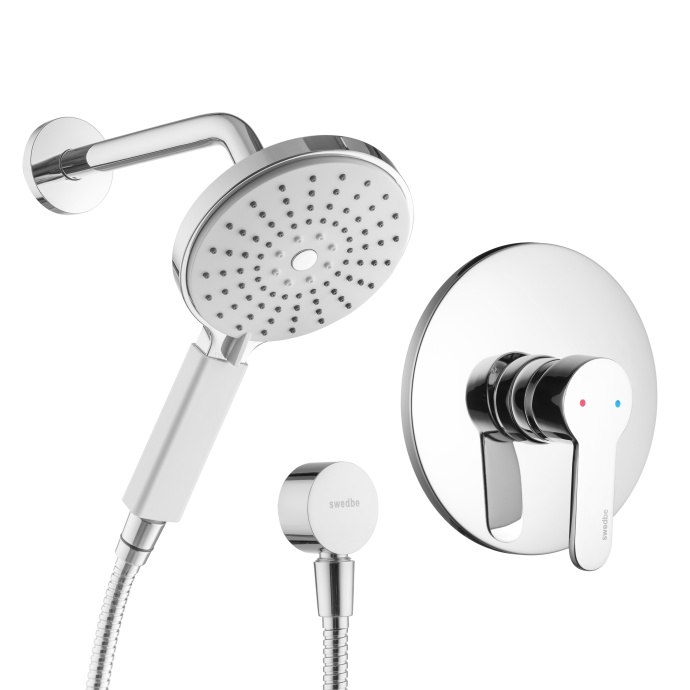 Swedbe Platta Душевой комплект с магнитным держателем со встроенным смесителем 5532 - 2