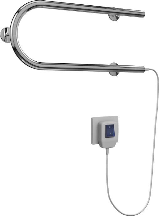 Электрический полотенцесушитель Terminus П-образный 500x200 Хром 4620768883934 - 2
