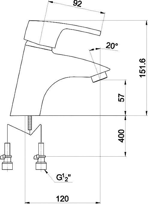 Смеситель для раковины Timo Beverly коричневый  0051F orb - 2