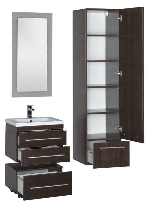 Тумба Aquanet Нота 58 подкатная венге 00170744 - 21