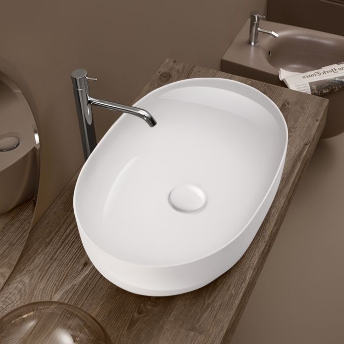 Раковина накладная Kerasan Nolita 60 белый  534301 - 1