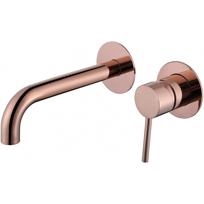 Смеситель для раковины ABBER Wasser Kreis розовое золото AF8112RG - 0
