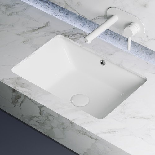 Раковина встраиваемая Ceramica Nova Element 55х40 белая CN6045 - 1