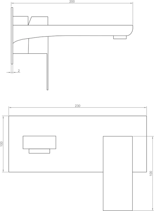 Смеситель для раковины RGW Shower Panels хром 51140546-01 - 3