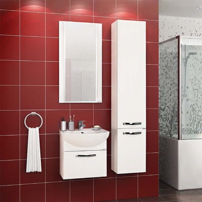 Раковина мебельная Aquaton Смайл 50 белый 1WH207781 - 1