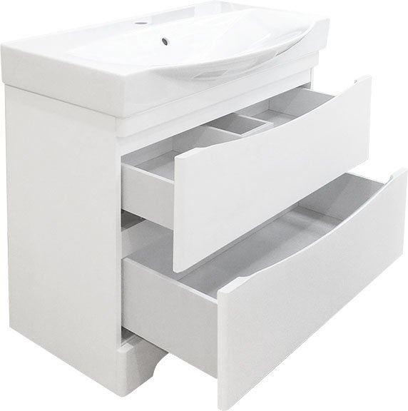 Мебель для ванной Misty Элвис 105 белая - 5