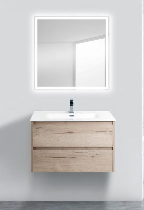 Тумба с раковиной BelBagno Kraft 90 светлое дерево - 13