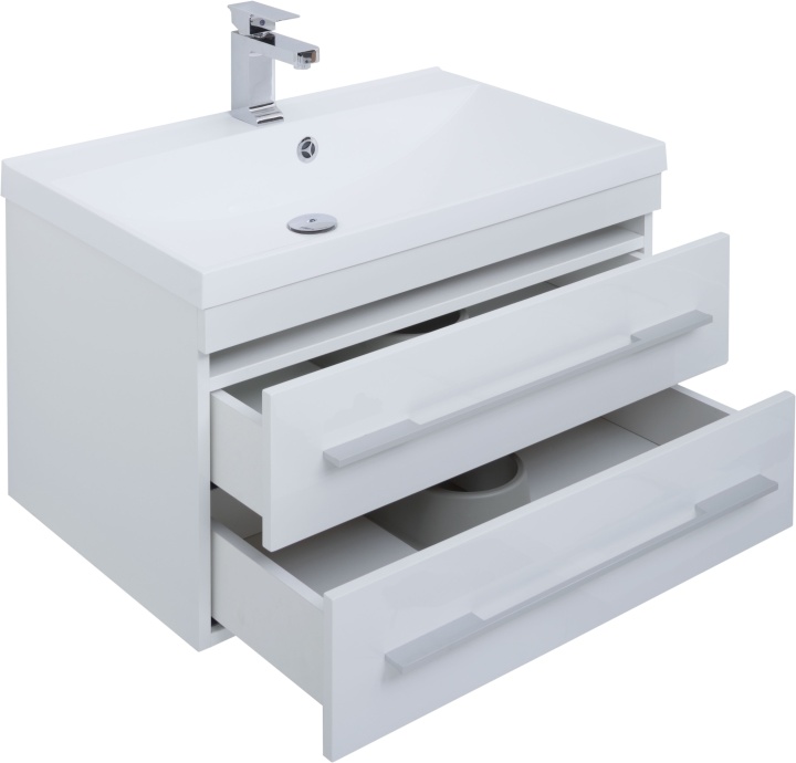 Мебель для ванной Aquanet Нота 75 белая - 8