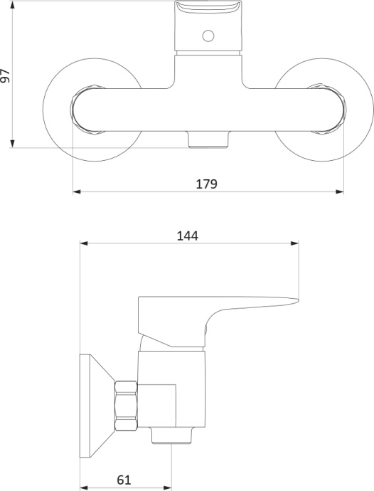 Смеситель для душа STWORKI by Damixa Драммен HFDR20000 - 1