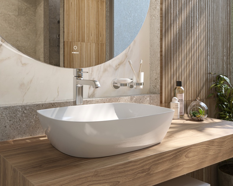 Смеситель для раковины STWORKI Эстерсунд ES-02cr хром - 1