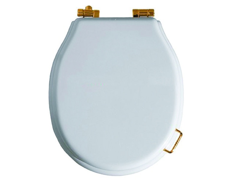 Крышка-сиденье Simas Lante LA003 белая, петли бронза LA003 br - 0