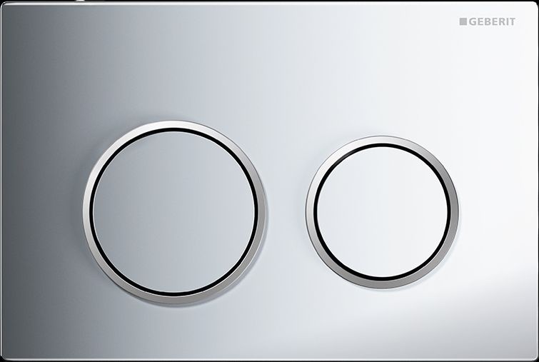Кнопка смыва Geberit Omega 20 115.085.KH.1 хром/матовый хром - 0