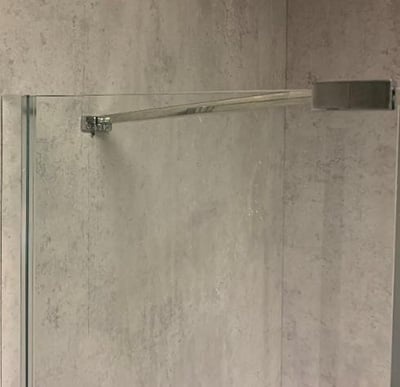 E22BT-GA горизонтальная штанга c шарнирами для регулировки /угол 45°/ (хром) - 2