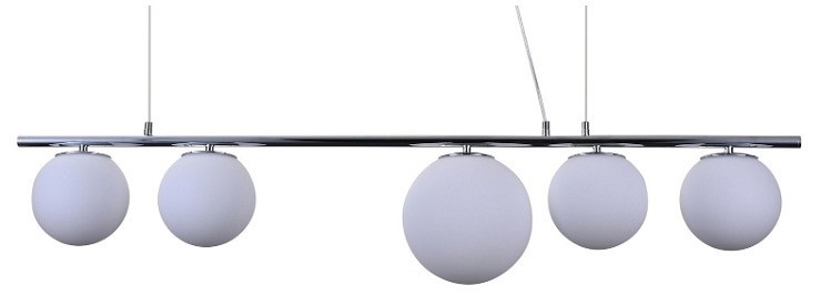 Подвесной светильник LUMINA DECO Baristica LDP 6012-5 CHR+WT - 0