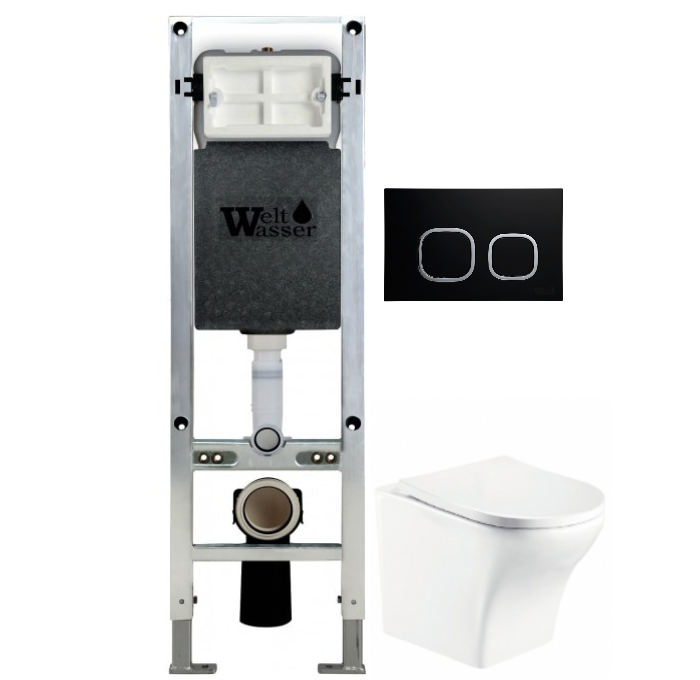 Комплект Weltwasser AMBERG 350 ST + ODENBACH 004 GL-WT + AMBERG RD-BL  10000006563 - 0