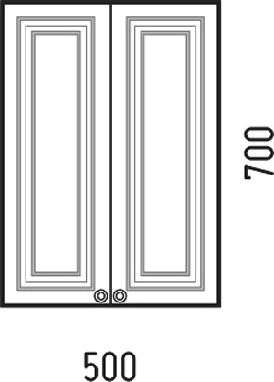 Шкаф Corozo Леон 50 SD-00000775 - 4