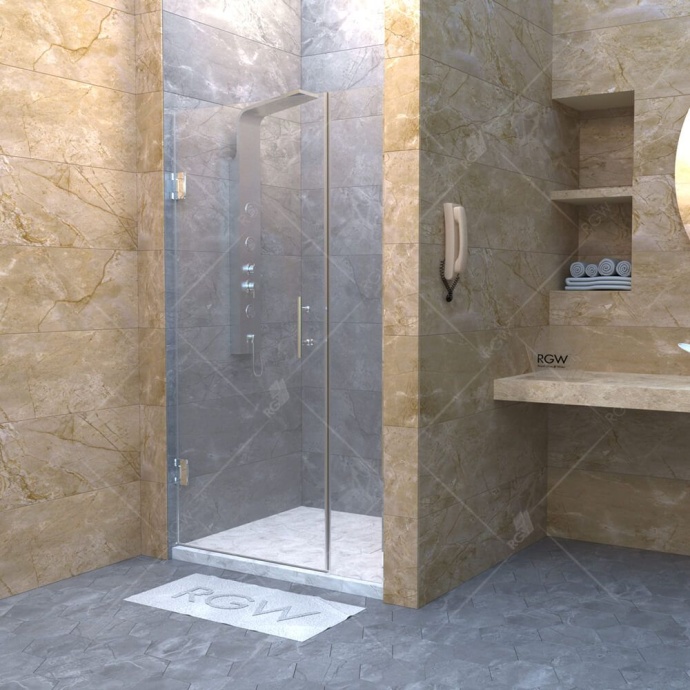 Душевая дверь RGW Hotel HO-012 100х195 профиль хром стекло прозрачное 350601200-11 - 0