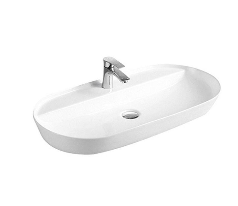 Раковина накладная Ceramalux N 81 белый  D1347 - 0