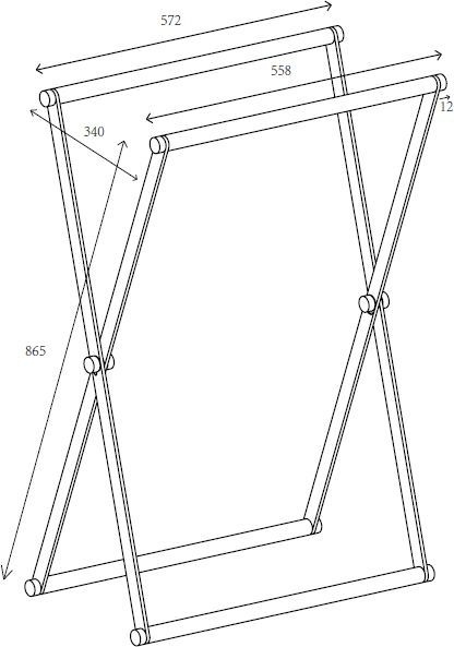 Рамка от корзины для белья Allen Brau Priority сталь матовый 6.32001-BS - 17