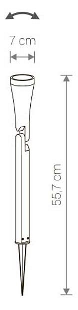 Наземный низкий светильник Nowodvorski Ottawa 9561 - 1
