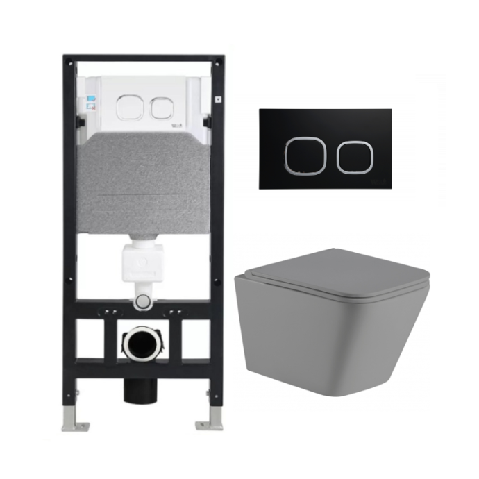 Комплект Weltwasser AMBERG 506 + GELBACH 004 MT-GR + AMBERG RD-BL  10000006783 - 0