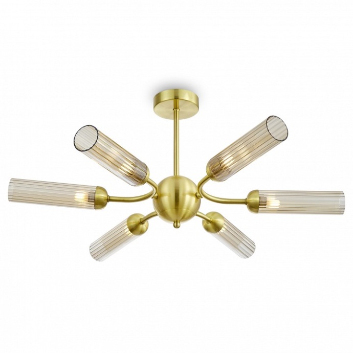 Люстра на штанге Freya Borgy FR5379CL-06G - 0