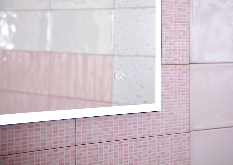 Зеркало Бриклаер Лофт 60 сенсор на зеркале, с подсветкой 4627125415722 - 5