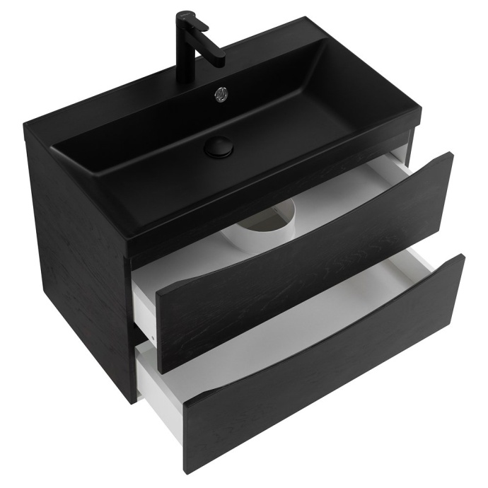 Комплект мебели Belbagno Marino 80 темное дерево - 9