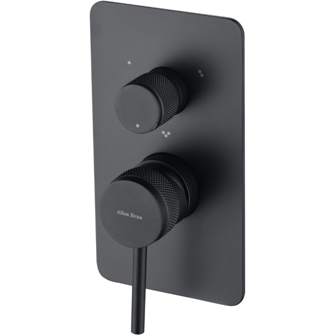 Смеситель для ванны с душем Allen Brau Priority черный матовый 5.31A11-31 - 0