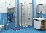 Душевая дверь Ravak Supernova SRV2-90 195 S 14V703O2Z1 профиль Черный стекло Transparent - 5