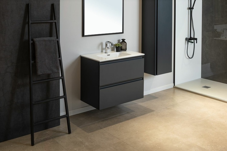 Тумба с раковиной Allen Brau Eclipse 80 черный матовый 1.E1002.AM - 10