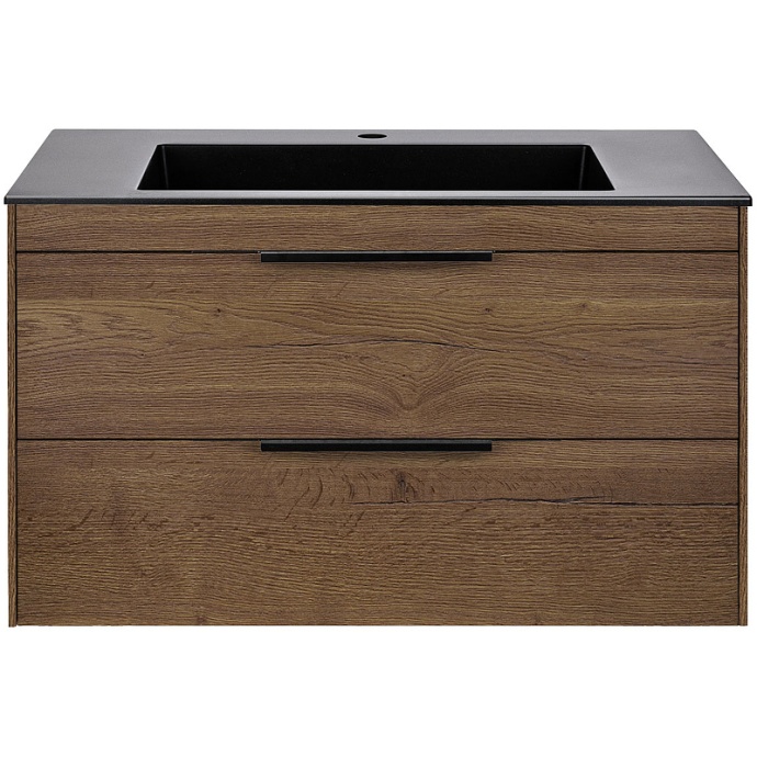 Тумба под раковину Vincea Chiara 80 темное дерево VMC-2C2800TO - 3