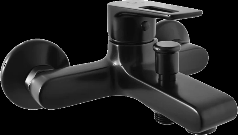 Смеситель для ванны с душем Rav Slezak Colorado черный матовый CO254.5CMAT - 0