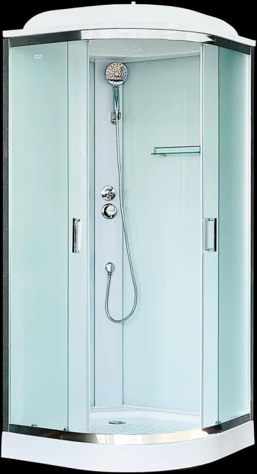 Душевая кабина Royal Bath 90х90 хром стекло матовое RB90HK5-WC-CH - 0