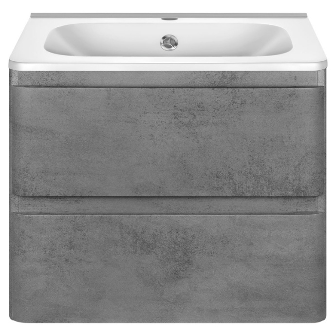 Тумба под раковину Vincea Vico 60 серая VMC-2V600BT - 0