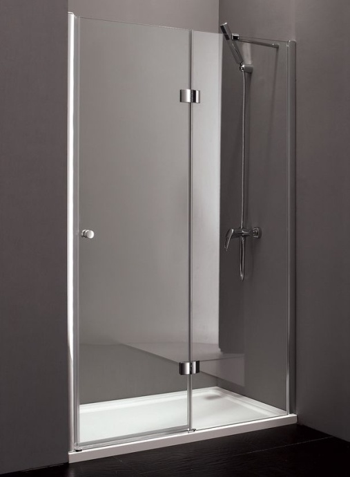 Душевая дверь Cezares Verona 100 хром стекло рифленое VERONA-W-B-12-100-P-Cr-R - 2