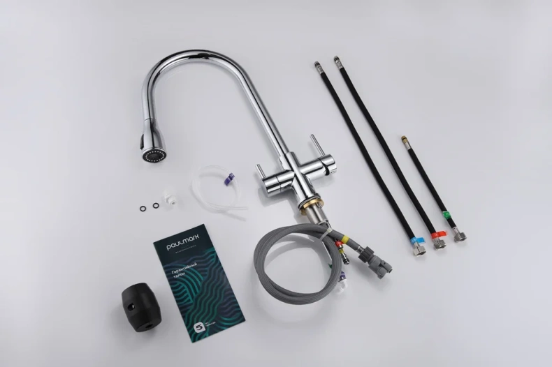 Смеситель для кухни Paulmark Lange хром La214212-CR - 8